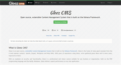 Desktop Screenshot of gleezcms.org