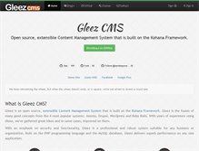Tablet Screenshot of gleezcms.org